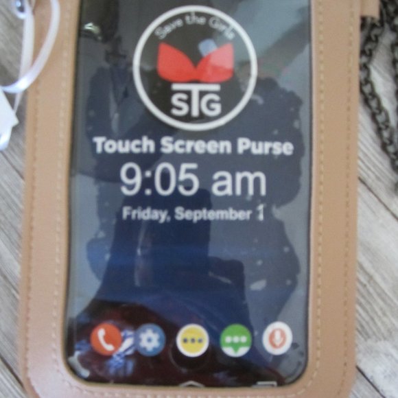 NEW - SAVE THE GIRLS - Phone Touch Screen Purse - Picture 5 of 5